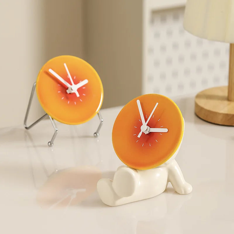 Lazy Man Time Creative Desktop Clock
