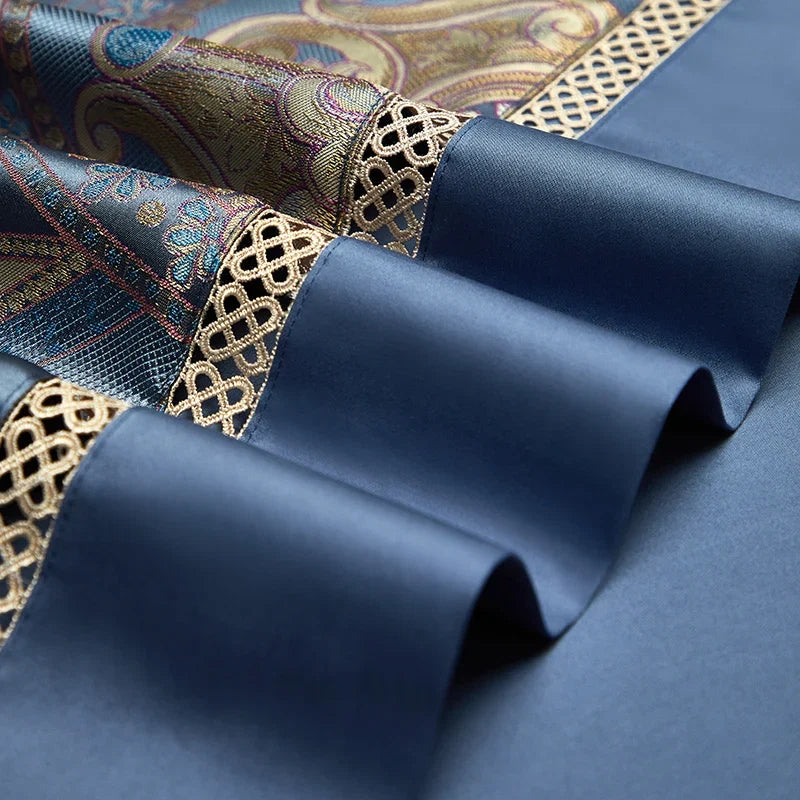 Brocade Jacquard Egyptian Cotton Luxury Bedding Set