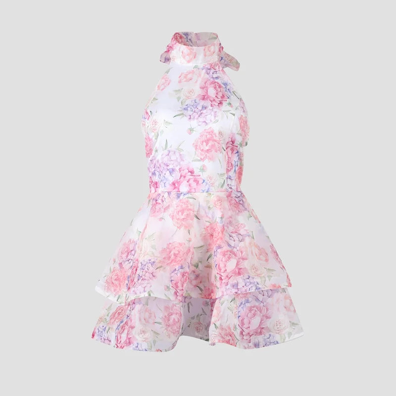Colette Halter Neck Floral Dress