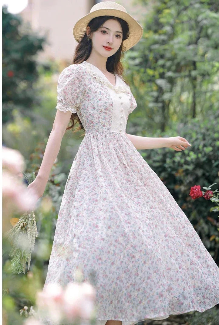 Willow Field Vintage Cottage Fairy Dress Cottagecore Aesthetic