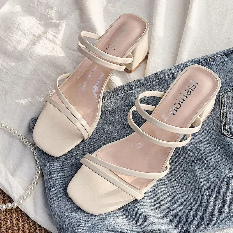 Kira Classic Square Heels