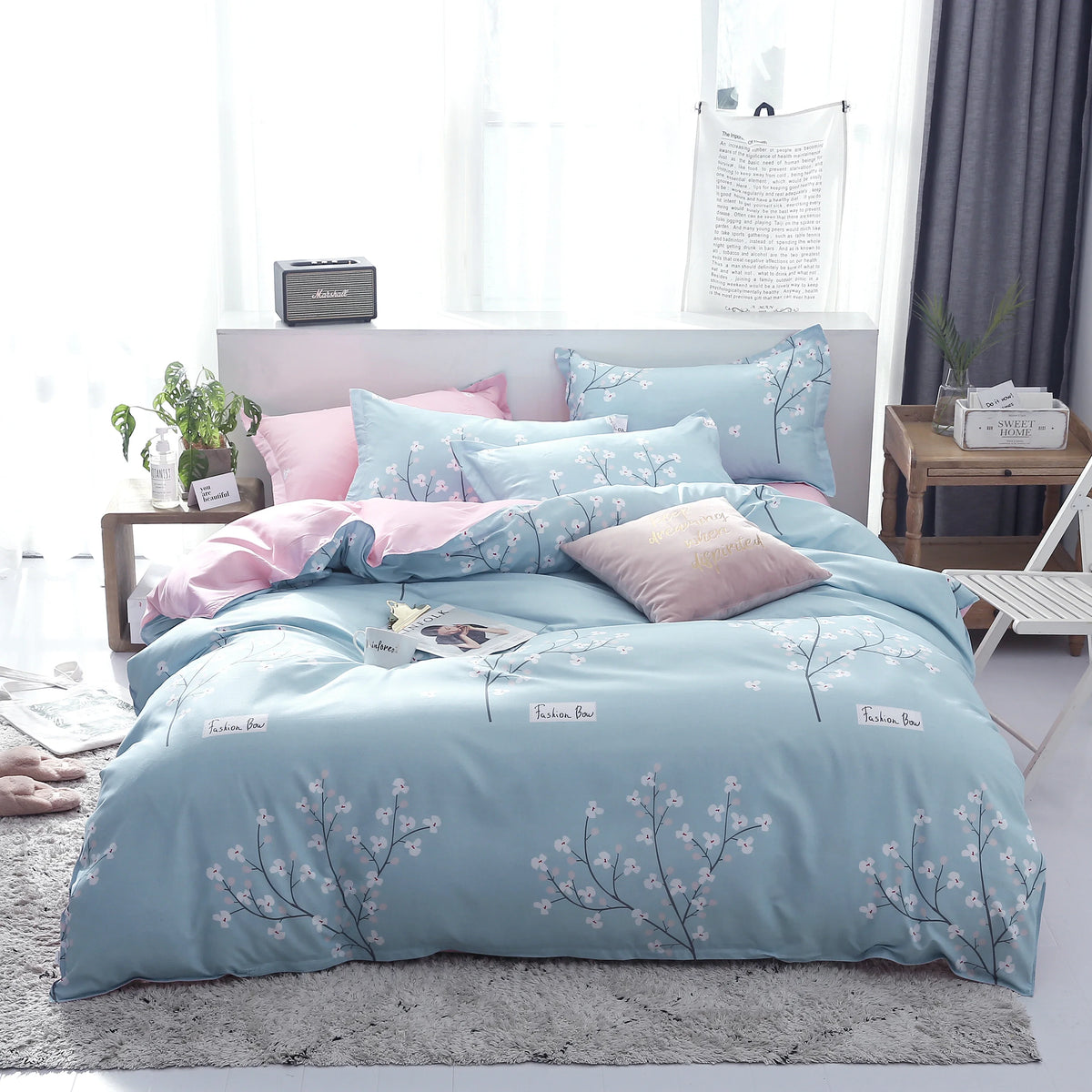 Simple Printed Duvet Cover Single Bed Quilt Cover Geometric Pattern Queen King Size One Comforter Cover Without Pillowcases