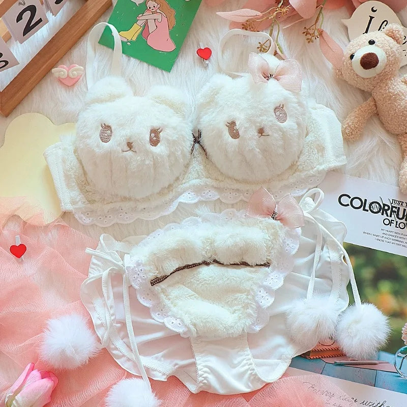 Bär Plüsch-Kawaii-Dessous-Set