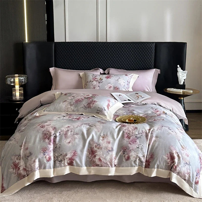 1000TC Lyocell Cotton Brushed Luxury Bedding Set