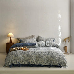 100% Cotton Double Layer Gauze Four Piece Bedding Set