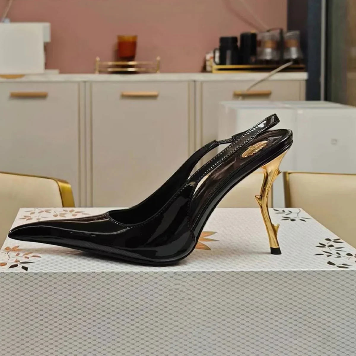 Patent Leather Alien Heel