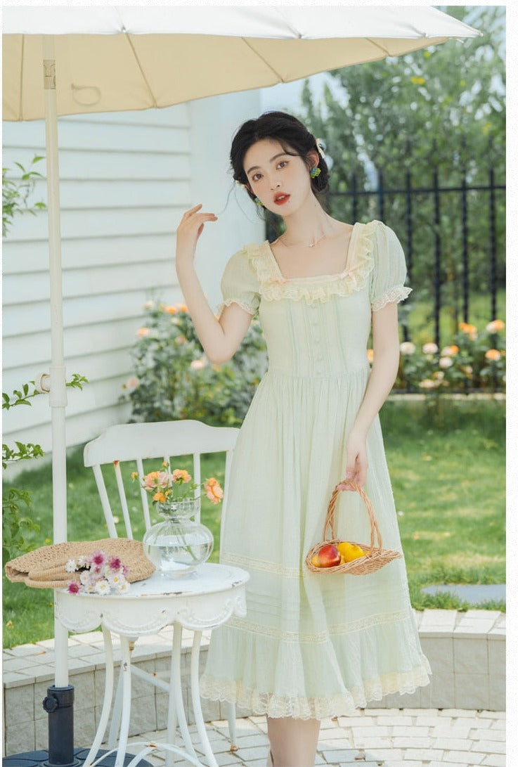 Cozy Garden Cottagecore Dress