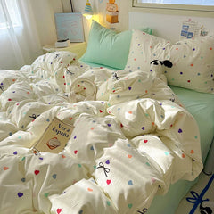 Korean Cute Girls Bedding Sets