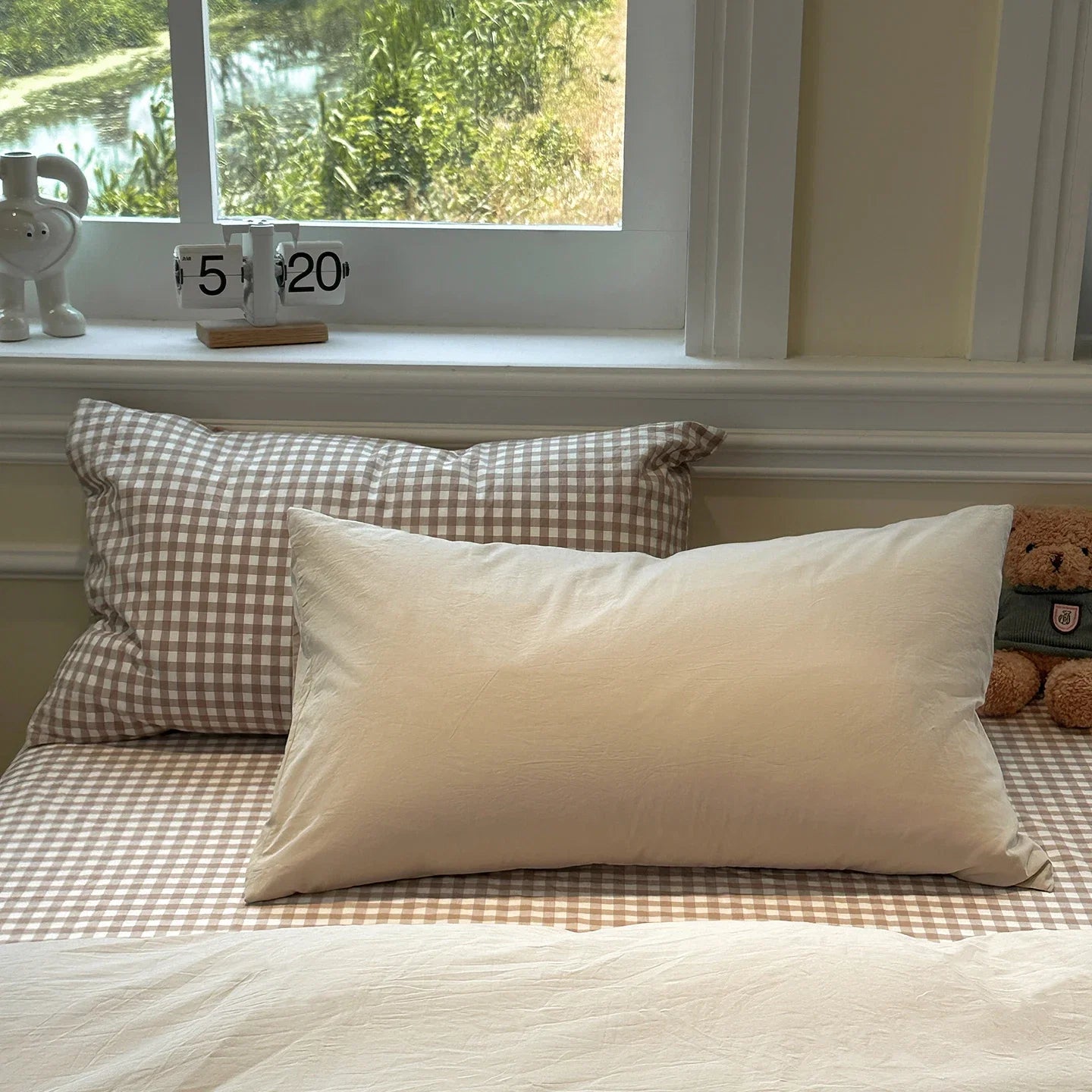 Japanese Solid Brushed Bedding Sets