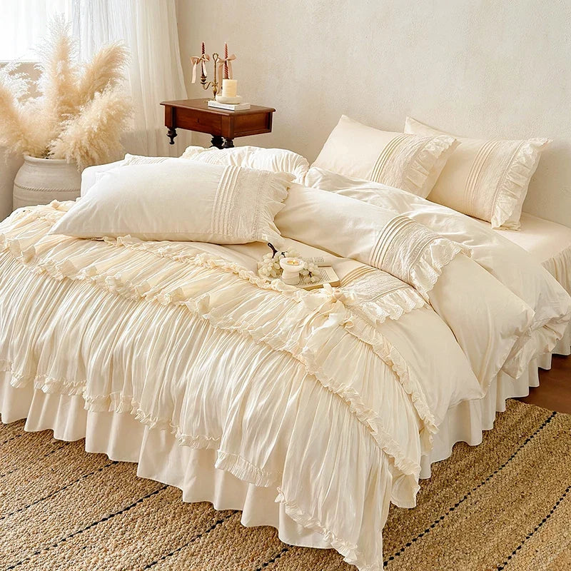 100% Cotton Princess Wedding Bedding Set
