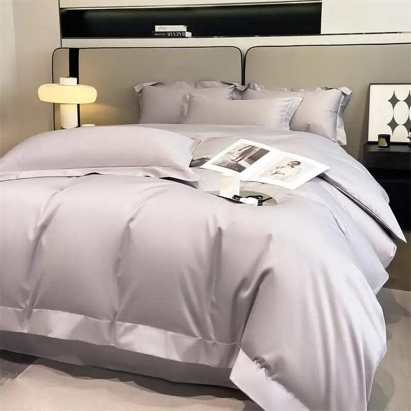 1000TC Egyptian Cotton Premium Solid Color Bedding Set