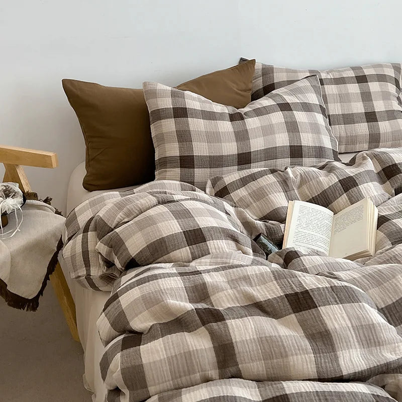 Japanese Retro Stripe Bedding Sets