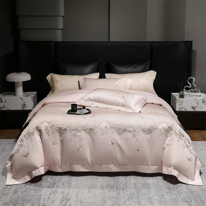 Thick Weave Jacquard Egyptian Cotton Luxury Bedding Set