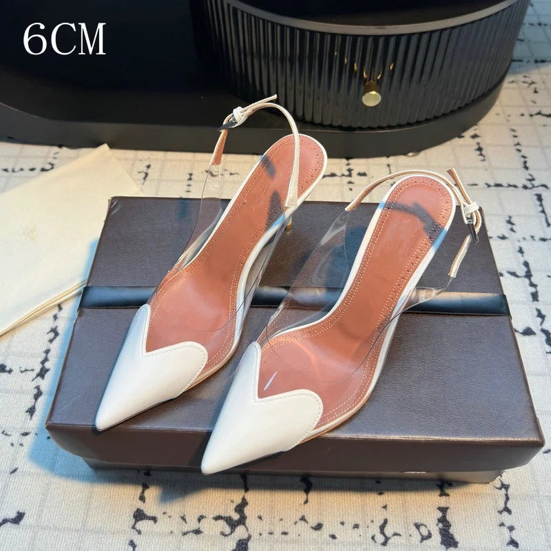 Pointed Shallow Mouth Sweet Love Shape Pumps
