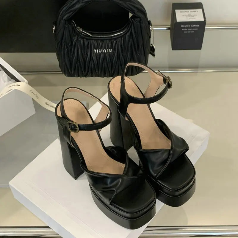 Square Head Ultra High Heel