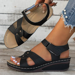 Plus Size Wedge Sandals