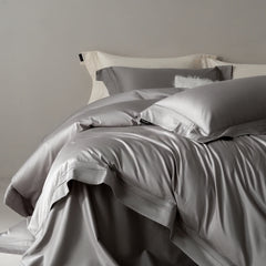 Premium 1000TC Egyptian Cotton Luxury Solid Color Simple Hotel Style Bedding Set