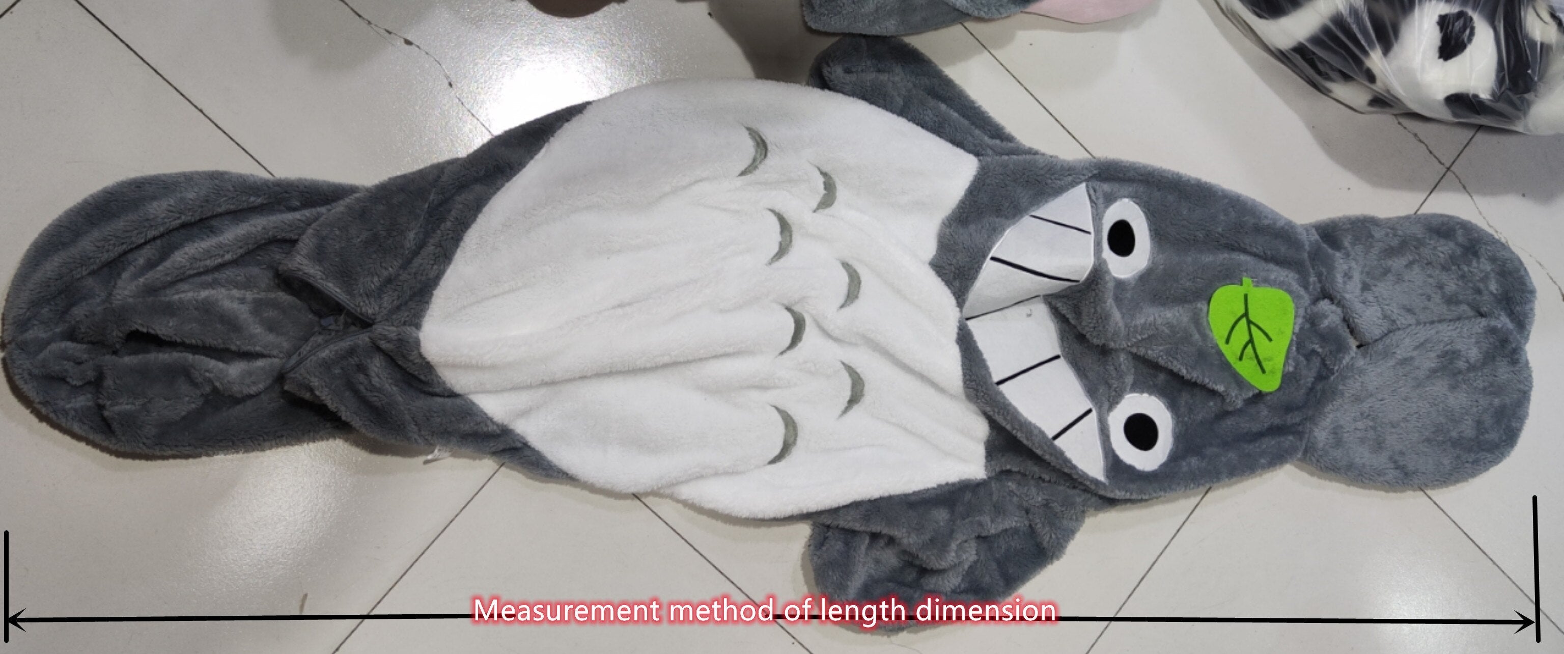 Halbfertige Cartoon-Puppe Mein Nachbar Totoro Haut Plüschtier Kissen Weiches Stoffpuppenbett Großes Kissen Spielzeug für Kinder Geschenk 