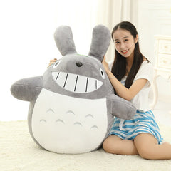 Halbfertige Cartoon-Puppe Mein Nachbar Totoro Haut Plüschtier Kissen Weiches Stoffpuppenbett Großes Kissen Spielzeug für Kinder Geschenk 