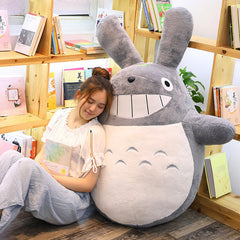 Halbfertige Cartoon-Puppe Mein Nachbar Totoro Haut Plüschtier Kissen Weiches Stoffpuppenbett Großes Kissen Spielzeug für Kinder Geschenk 