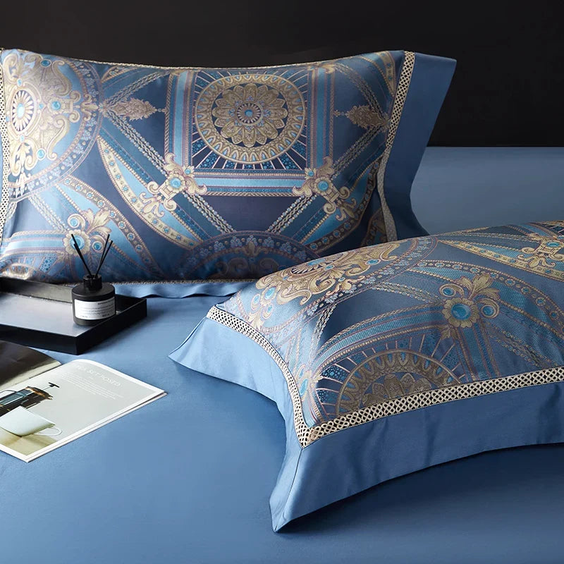Brocade Jacquard Egyptian Cotton Luxury Bedding Set