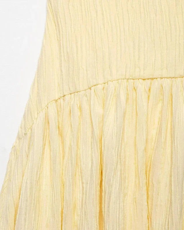 Country Belle Pleated Midi Dress
