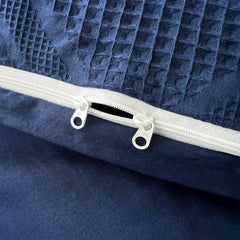 A-class Bedding, Klein Blue Cotton Four Piece Set, Pure Cotton Washed Cotton, Solid Color Bedding, Bedsheet