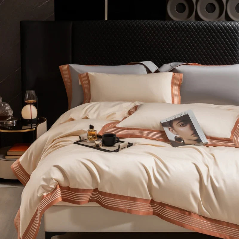 1000TC Egyptian Cotton Luxury Embroidery Bedding Set