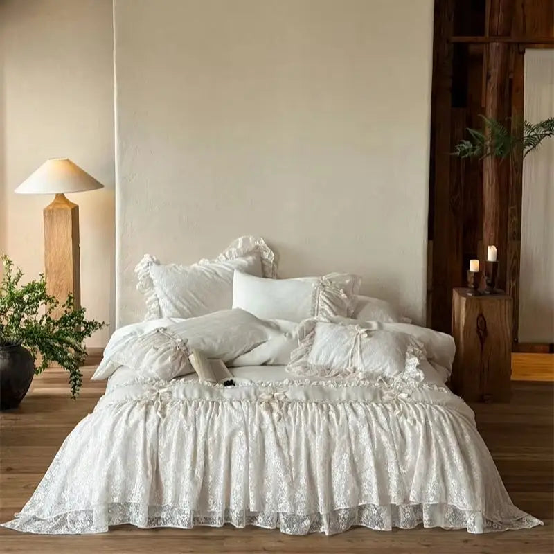 French Princess Lace Bedding Set