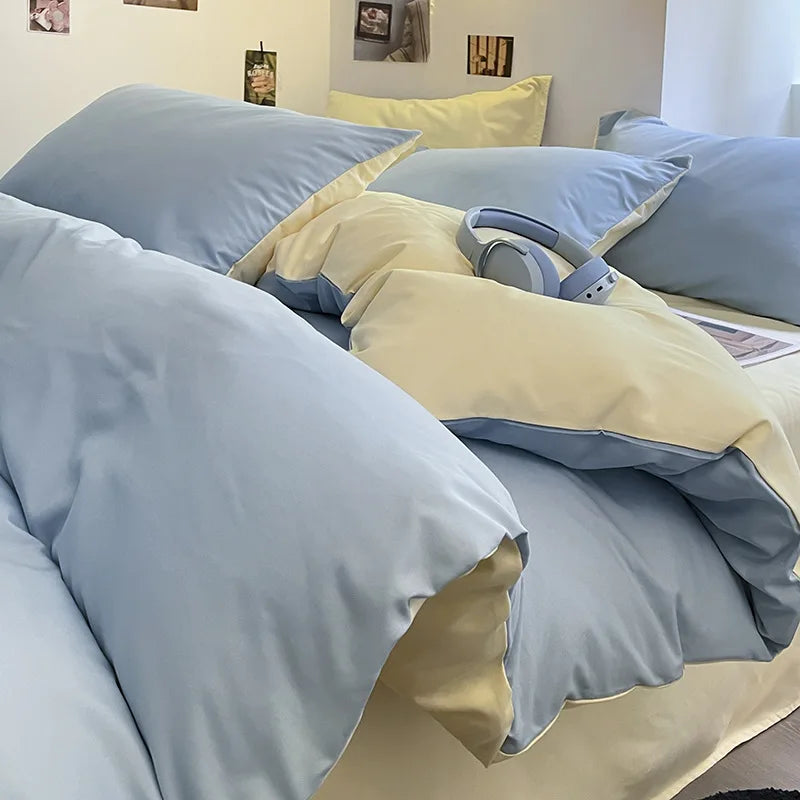 300TC 100% Cotton Sheet Set Full Size Home Bedding Set
