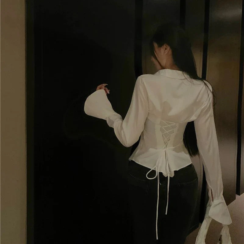 Brooke Bell Sleeves Bandage Shirt