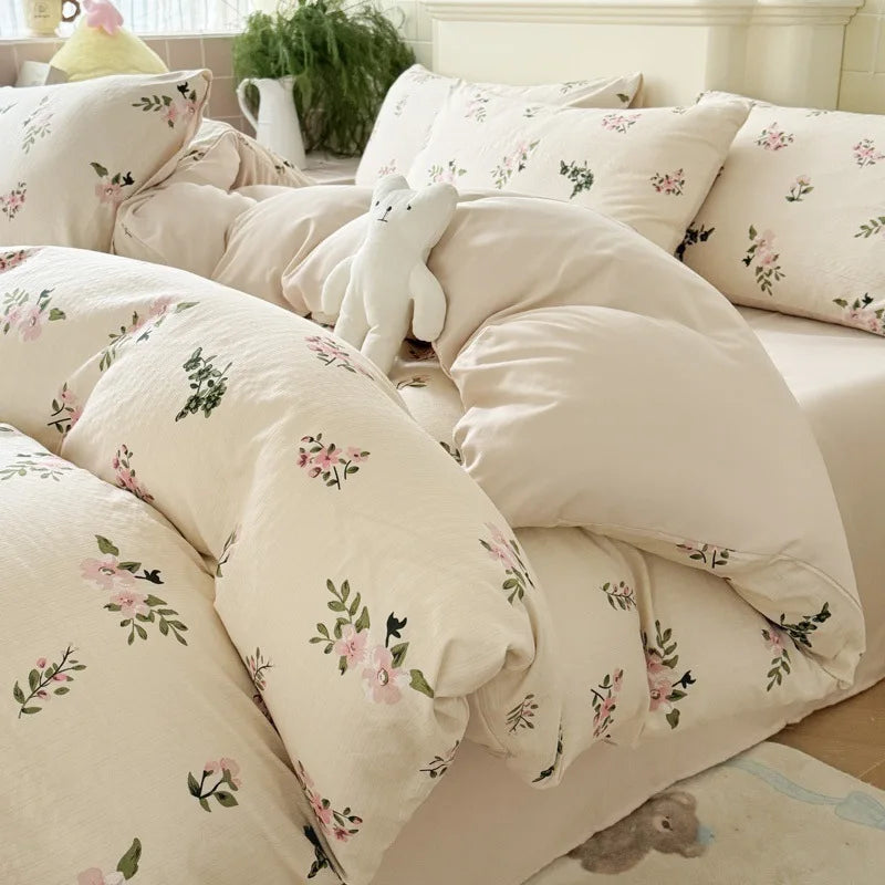 All Season Floral Printed Bedding Set