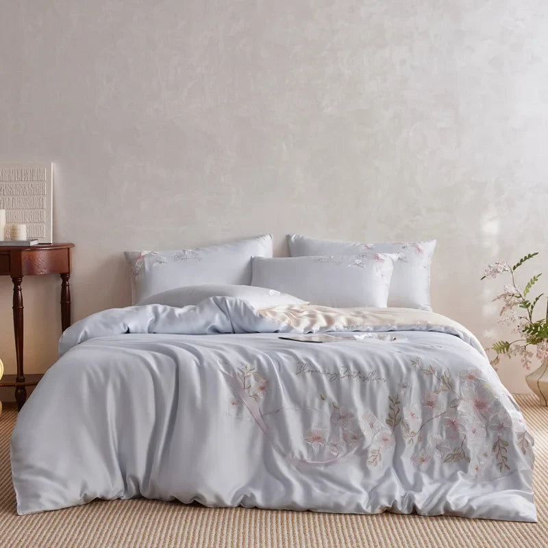 600TC Lyocell Luxury Silky Cooling Bedding Set