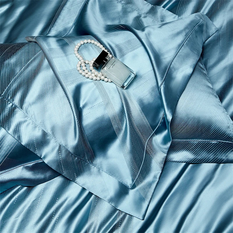 Luxury Satin Jacquard Egyptian Cotton Bedding Set