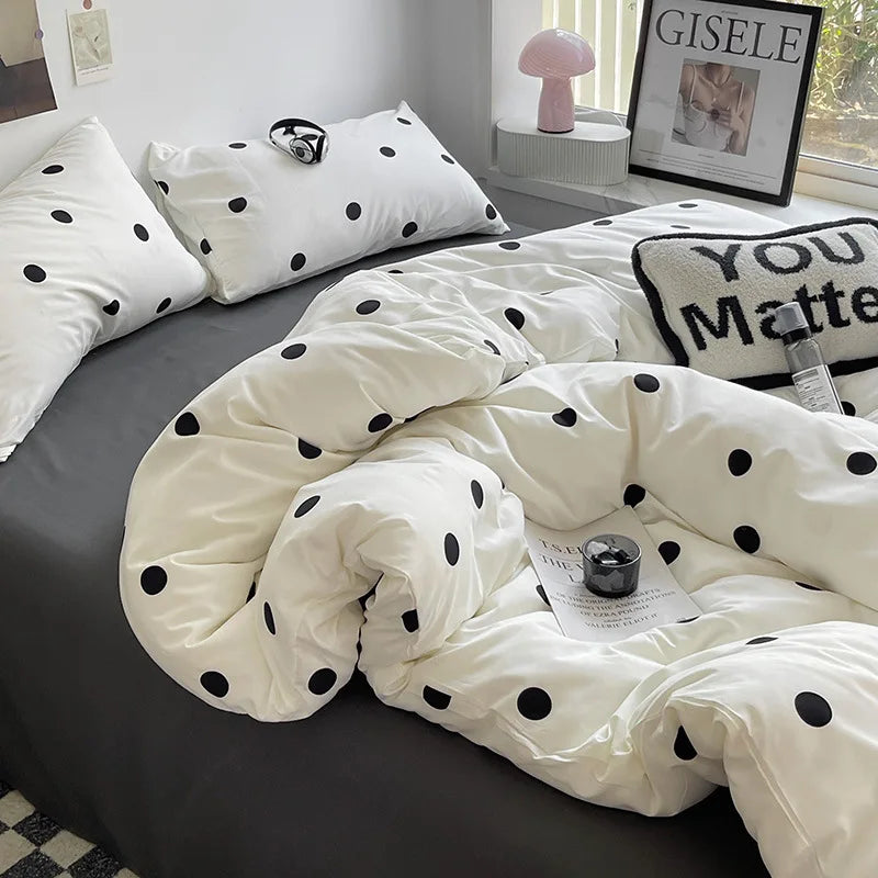 Korean Stripe Bedding Set