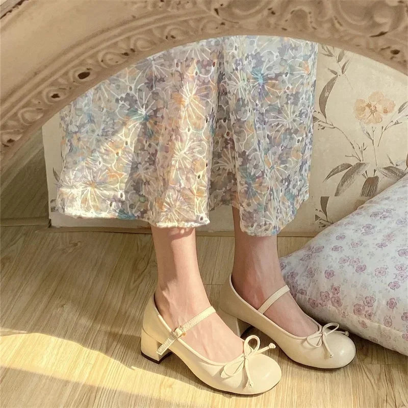 Amaia Bowtie Ballet Shoes