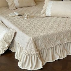 French Lace Ruffles Princess Bedding Set