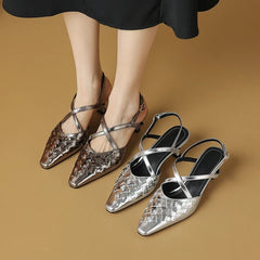Printed Cowhide High Heel