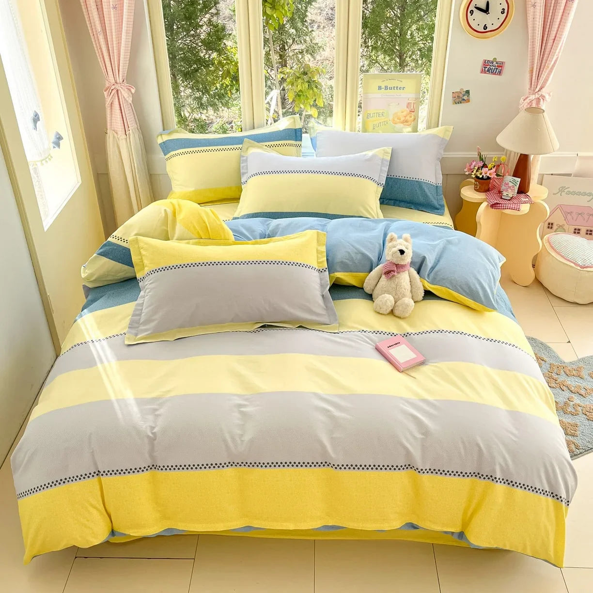 Cartoon Print 100% Cotton Bedding Sets