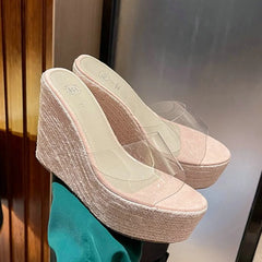 Slippers Wear High Heels