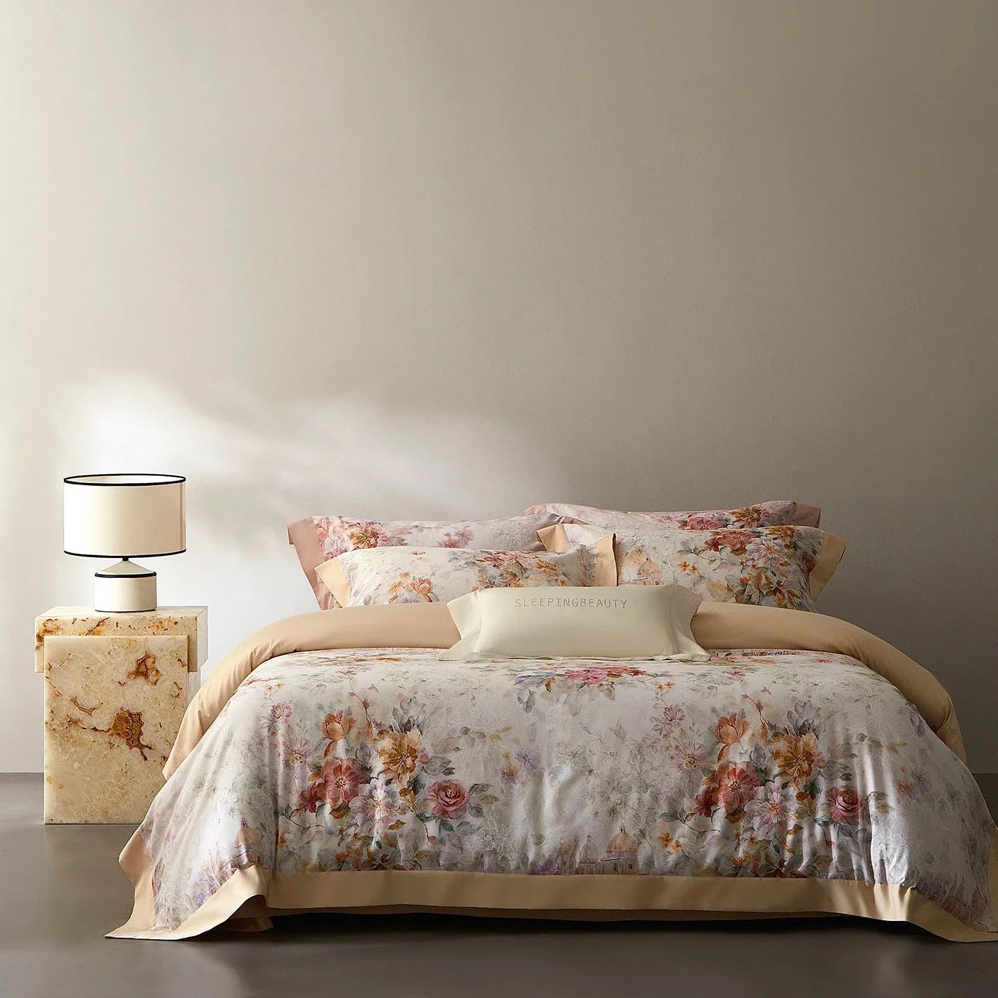 Vintage Oil Painting Style Rose Flowers Pattern Bedding Set