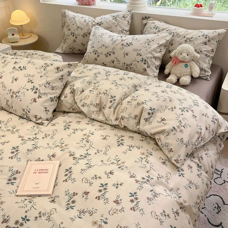 Dusty Purple Leopard Bedding Set