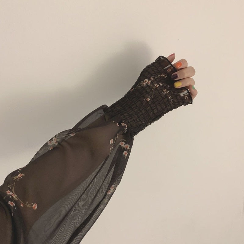 Feronia Vintage Chiffon Dress