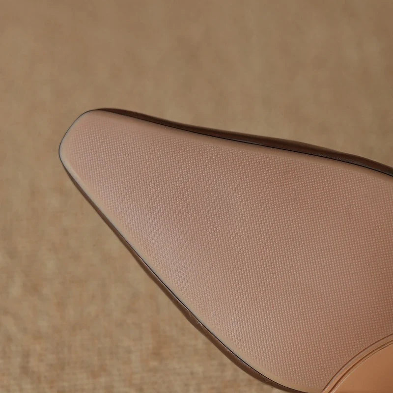 Printed Cowhide High Heel