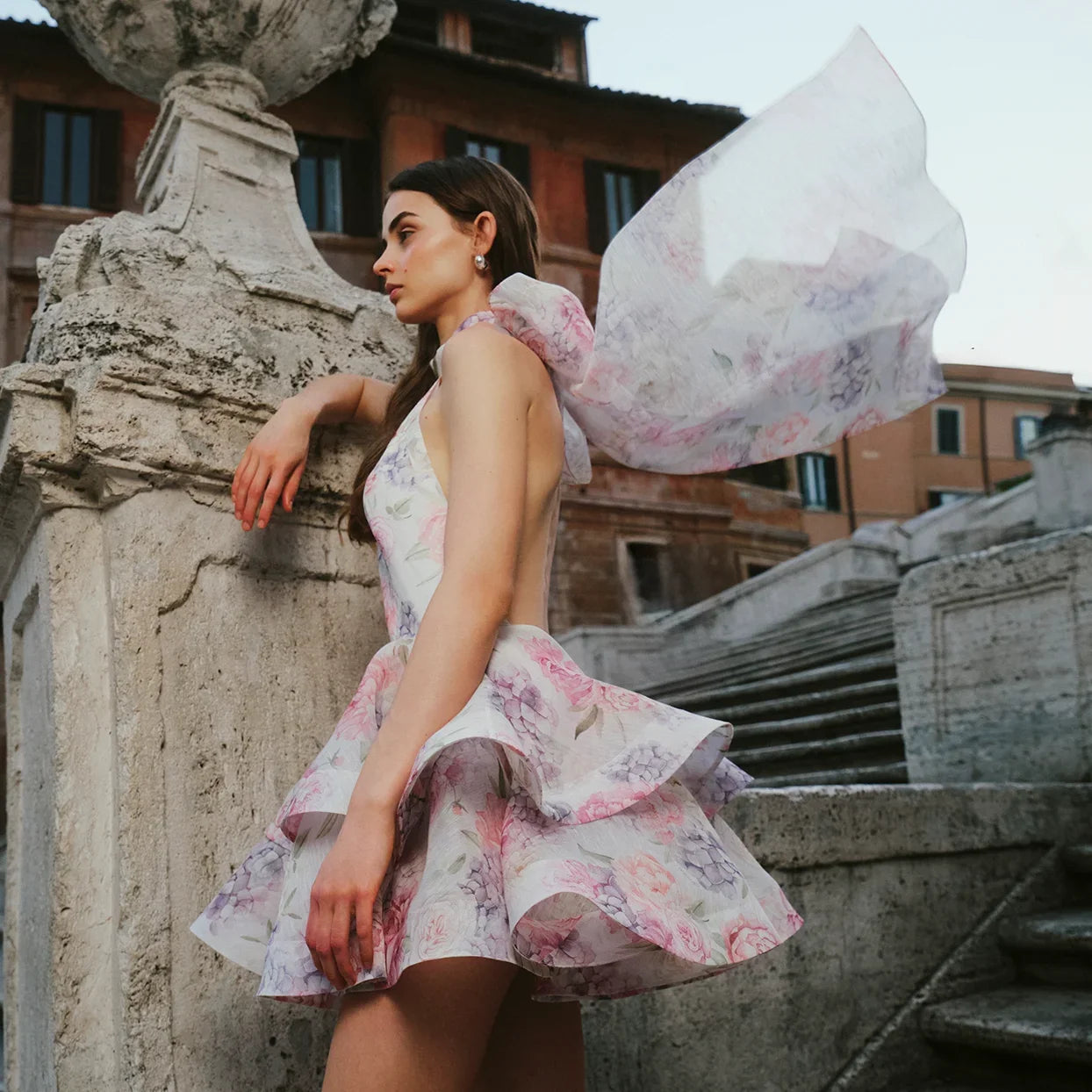 Colette Halter Neck Floral Dress
