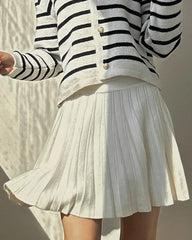 Doreen Mini Pleated A line Skirt