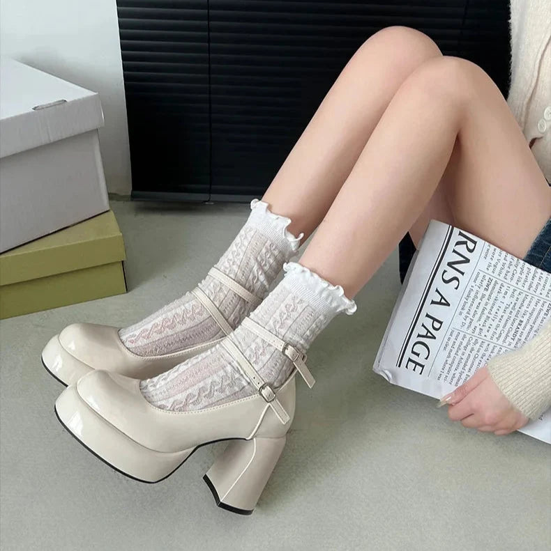 'I Am High' Chunky Pumps