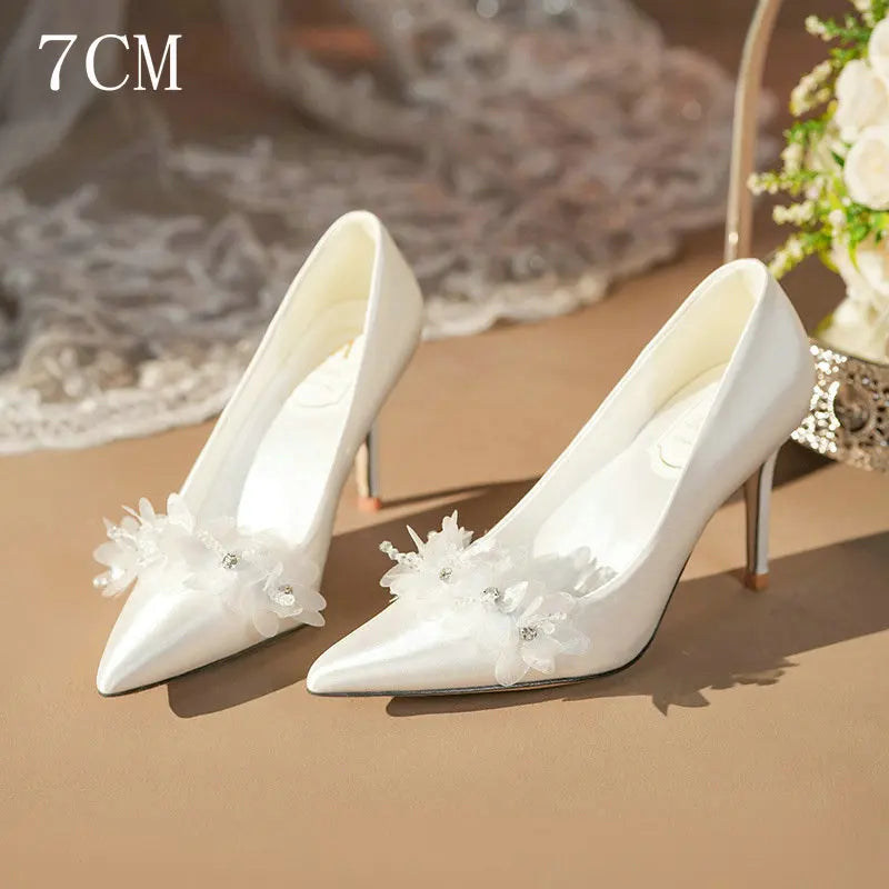Pearl Chain Engagement Shoes