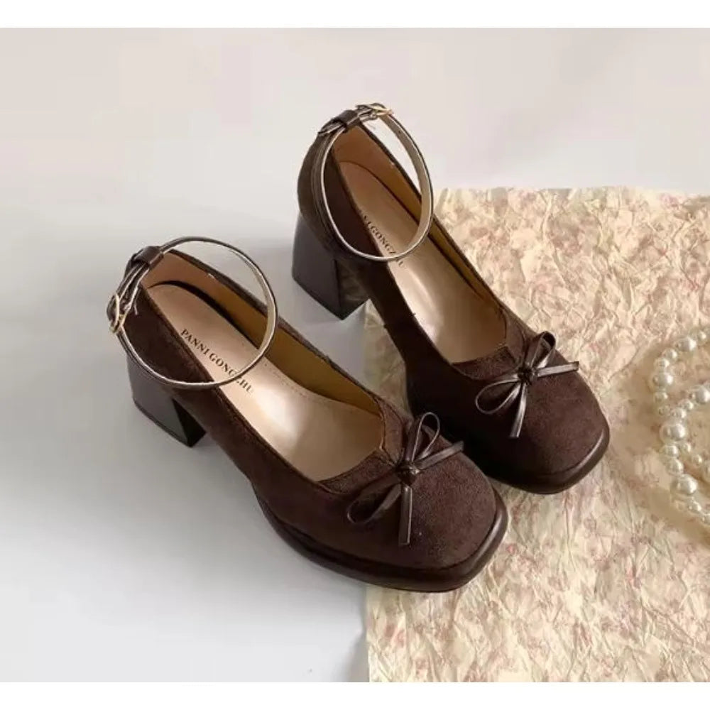 Vintage Thick Heel