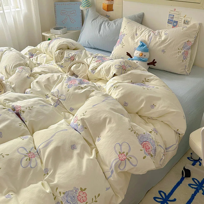 Korean Cute Girls Bedding Sets
